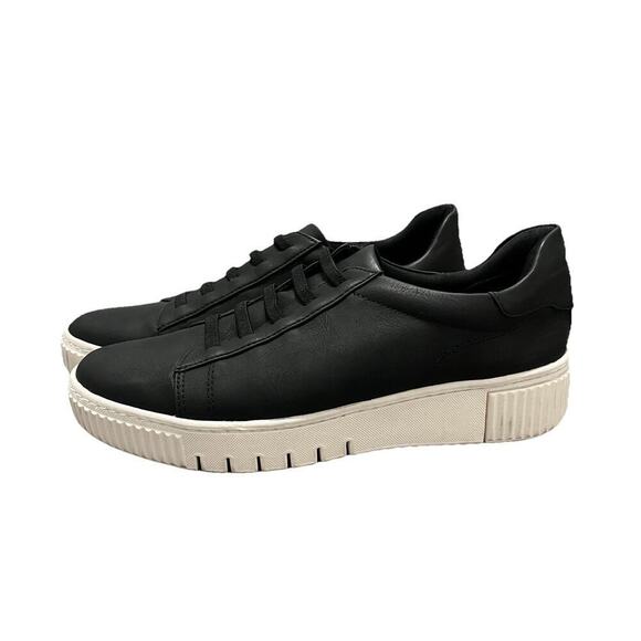SOUL Naturalizer Shoes - Soul Naturalizer Faux Leather Tia Step In Sneakers Women Laced Slip On Black, 8